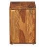 Keub Sheesham Wood End Table In Rustic Teak Finish