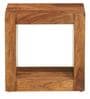 Keub Sheesham Wood End Table In Rustic Teak Finish