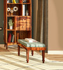 Kevika Sheesham Wood Stool In Provincial Teak Finish