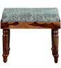 Kevika Sheesham Wood Stool In Provincial Teak Finish