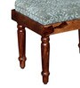 Kevika Sheesham Wood Stool In Provincial Teak Finish