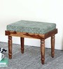 Kevika Sheesham Wood Stool In Provincial Teak Finish