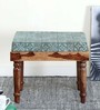 Kevika Sheesham Wood Stool In Provincial Teak Finish