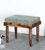 Kevika Sheesham Wood Stool In Provincial Teak Finish