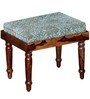 Kevika Sheesham Wood Stool In Provincial Teak Finish