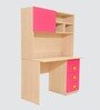 Kevin Kids Study Table In Pink Colour