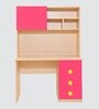 Kevin Kids Study Table In Pink Colour