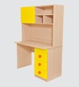 Kevin Kids Study Table In Yellow Colour