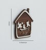 Laser Cut Design Home MDF 2 Key Holders Brown