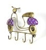 (1Pc) Purple Metal Scotty Modern Wall Mount Key Holder