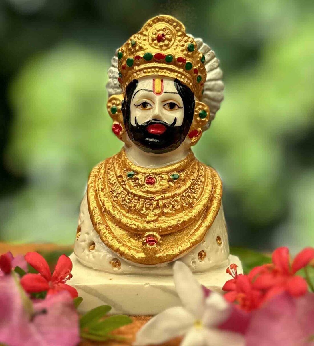 Buy Khatu Shyam Multicolour Marble Idol at 24 OFF by Chaque Decor Pepperfry