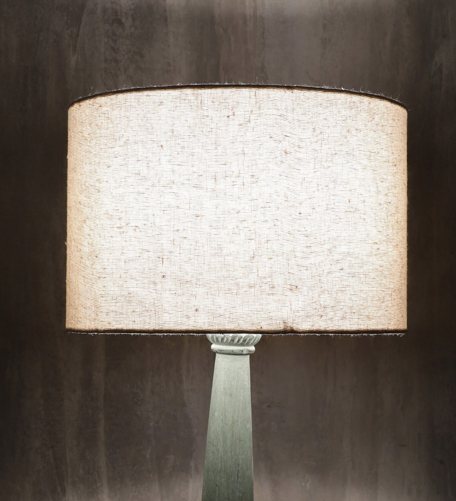 Imprisoned Khadi Cotton Fabric Solid Lampshade