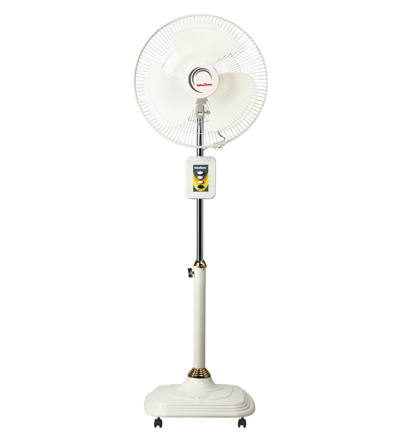 Buy Khaitan Merlin Hi Speed Pearl 400 mm White Pedestal Fan Online