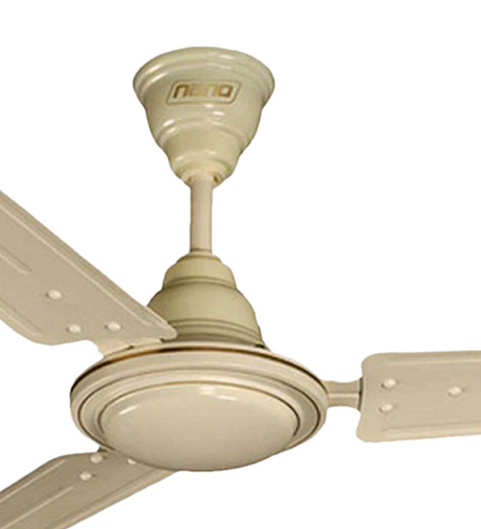 Khaitan Nano Ivory Metal 3-blades Ceiling Fan