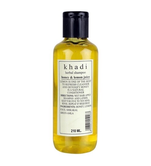 Khadi Honey Lemon Juice Shampoo 210 Ml Pack Of 3 By Khadi Online