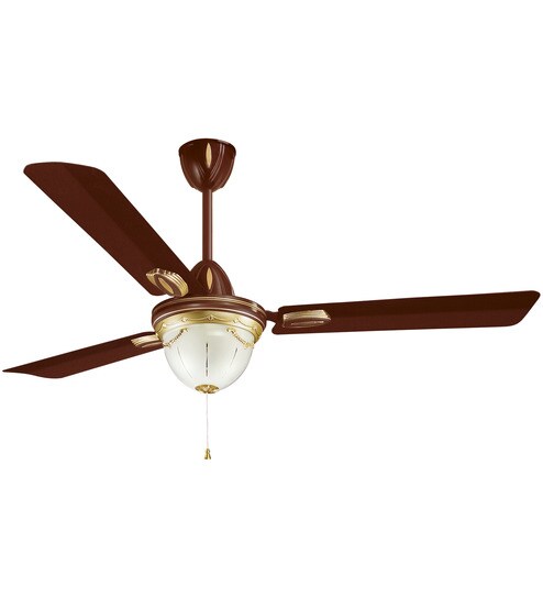 Buy Khaitan Flamingo Brown 1200 Mm Ceiling Fan Online Ceiling