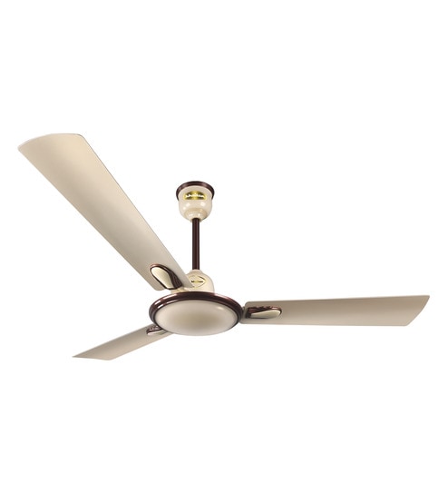 Buy Khaitan La Vega Ivory And Copper 1200 Mm Ceiling Fan Online