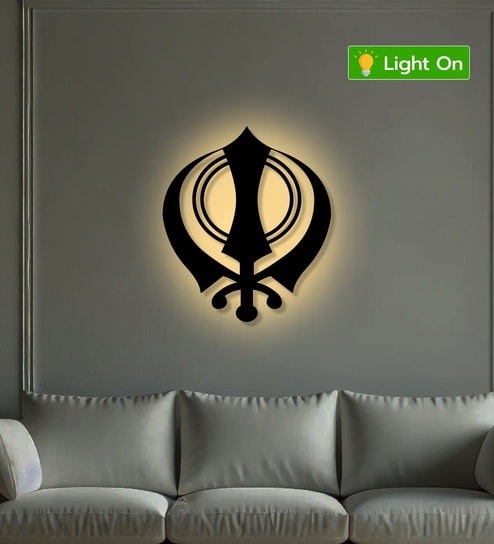 Khanda Sikh Symbol of Pride Metal Art Divine Wall Decor