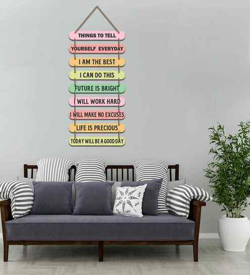 Motivation Quotes Mdf Wall Hanging