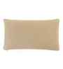 Khaki 100% Cotton Anna 12X20 Inches Knitted Cushion Cover