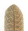 Khaki 100% Cotton Crest 12X20 Inches Knitted Cushion Cover