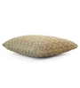 Khaki 100% Cotton Crest16X16 Inches Knitted Cushion Cover