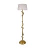 Poulsen Khaki Cotton Shade Club Floor Lamp With Metal Base
