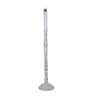 Khaki Cotton Shade Floor Lamp With Wooden Base