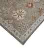 Khaki Farmhouse Wool 5x7 Feet  Handmade Rectangle Carpet