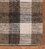 Brown Geometric Wool 8 ft x 10 ft Hand Tufted Carpet