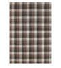 Brown Geometric Wool 8 ft x 10 ft Hand Tufted Carpet