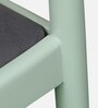 Kharkov Sheesham Wood Arm Chair in Canary Green