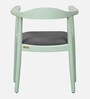 Kharkov Sheesham Wood Arm Chair in Canary Green