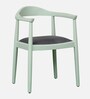 Kharkov Sheesham Wood Arm Chair in Canary Green