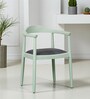 Kharkov Sheesham Wood Arm Chair in Canary Green