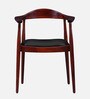 Kharkov Sheesham Wood Arm Chair In Honey Oak Finish