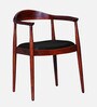 Kharkov Sheesham Wood Arm Chair In Honey Oak Finish