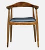Kharkov Sheesham Wood Arm Chair In Rustic Teak Finish