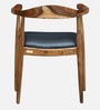 Kharkov Sheesham Wood Arm Chair In Rustic Teak Finish