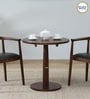 Kharkov Sheesham Wood Round Cafe Table In Provincial Teak Finish