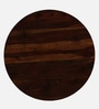 Kharkov Sheesham Wood Round Cafe Table In Provincial Teak Finish