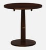 Kharkov Sheesham Wood Round Cafe Table In Provincial Teak Finish