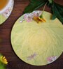 Khus Green Handcrafted MDF (Set of 6) Placemat