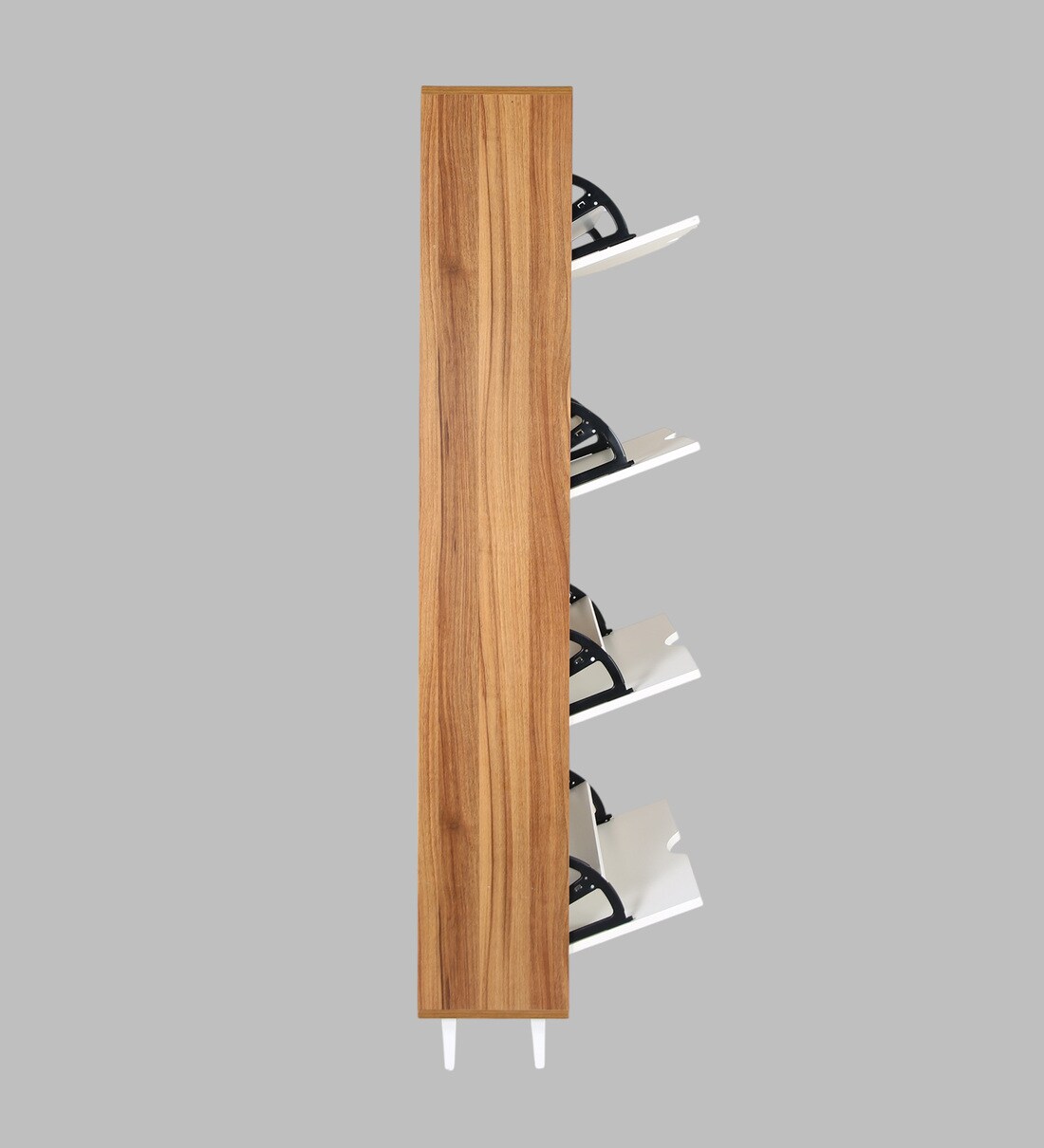Buy Kibo 24-Pair Tier Shoe Cabinet In Lyon Walnut Finish at