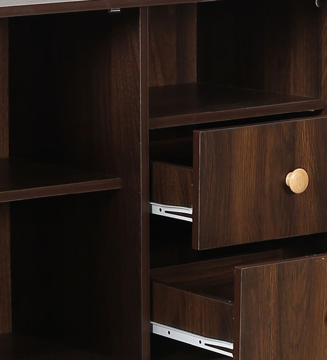 Buy Kiriko Cabinet in Columbia Walnut Finish By Mintwud Online - Modern ...