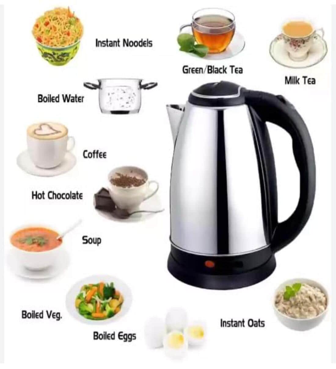 Buy Ltrs Stainless Steel Electric Kettle at 38% OFF by Fashion