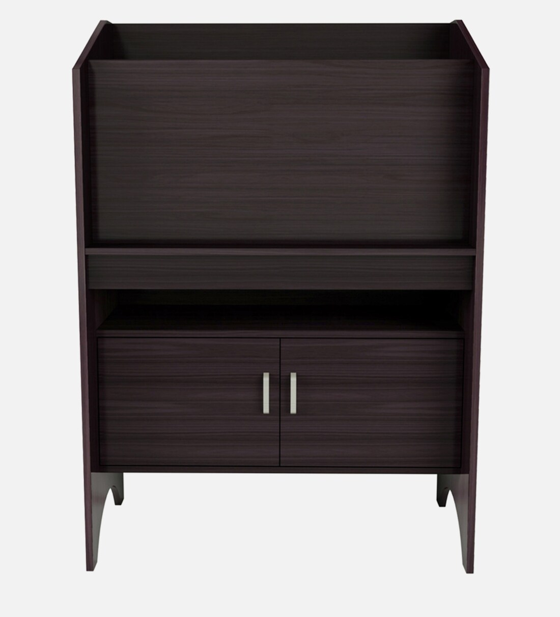 Buy Kiyoko Hutch Desk in Walnut Finish at 22% OFF by Mintwud