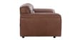 Kigali Half Leather 2 Seater Sofa in Tuscany Cedar colour