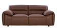 Kigali Half Leather 2 Seater Sofa in Tuscany Cedar colour