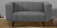 Kiki Fabric 2 Seater Sofa in Graphite Grey Colour